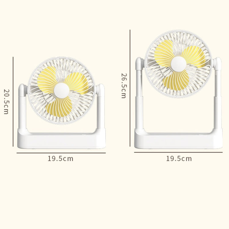 Portable Retractable USB Home Desktop Fan Large Wind Power Outdoor Ceiling Fan, Model: Charging Model - HoMEdemic™ 
