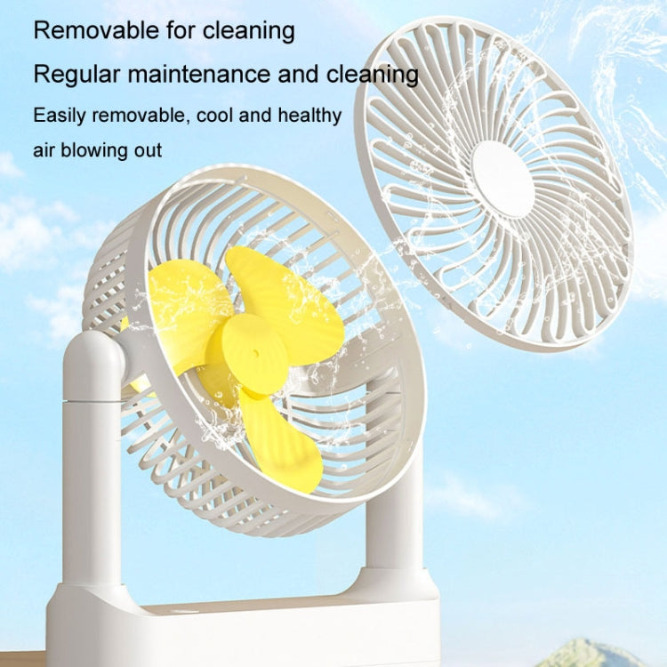 Portable Retractable USB Home Desktop Fan Large Wind Power Outdoor Ceiling Fan, Model: Charging Model - HoMEdemic™ 