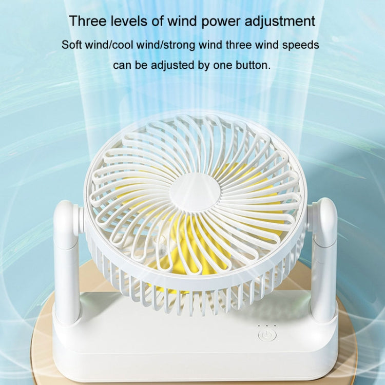 Portable Retractable USB Home Desktop Fan Large Wind Power Outdoor Ceiling Fan, Model: Charging Model - HoMEdemic™ 