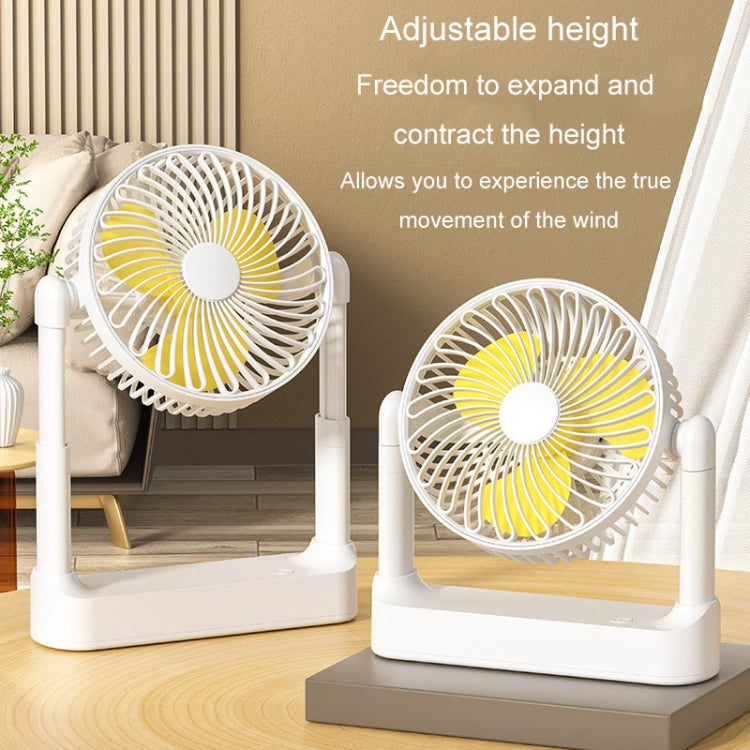 Portable Retractable USB Home Desktop Fan Large Wind Power Outdoor Ceiling Fan, Model: Charging Model - HoMEdemic™ 
