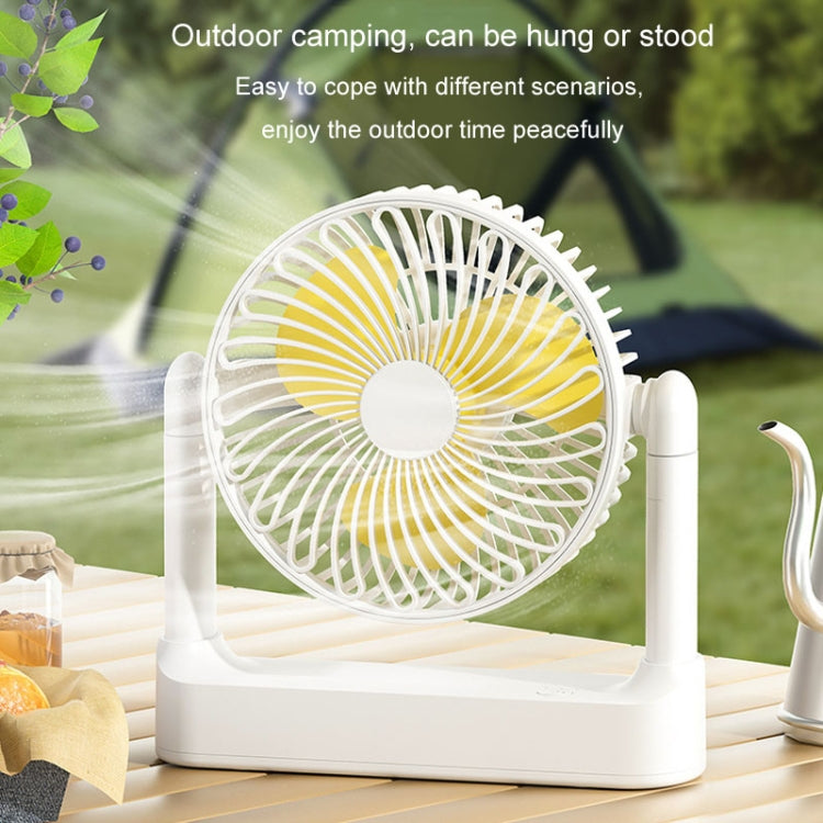 Portable Retractable USB Home Desktop Fan Large Wind Power Outdoor Ceiling Fan, Model: Charging Model - HoMEdemic™ 