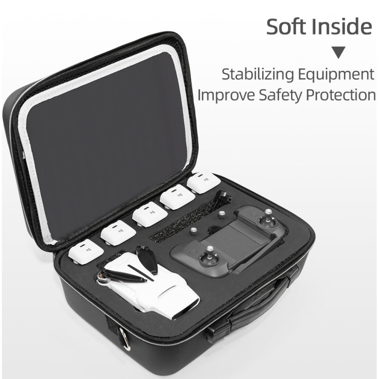 Portable Single Shoulder Storage Travel Carrying Cover Case Box with Baffle Separator for FIMI X8 mini(Black + Black Liner) - HoMEdemic™ 