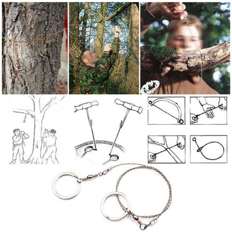 Portable Stainless Steel Wire Outdoor Survival Self Defense Chainsaws Hand Saw Fret Tool, Hand Saw (Silver) - HoMEdemic™ 
