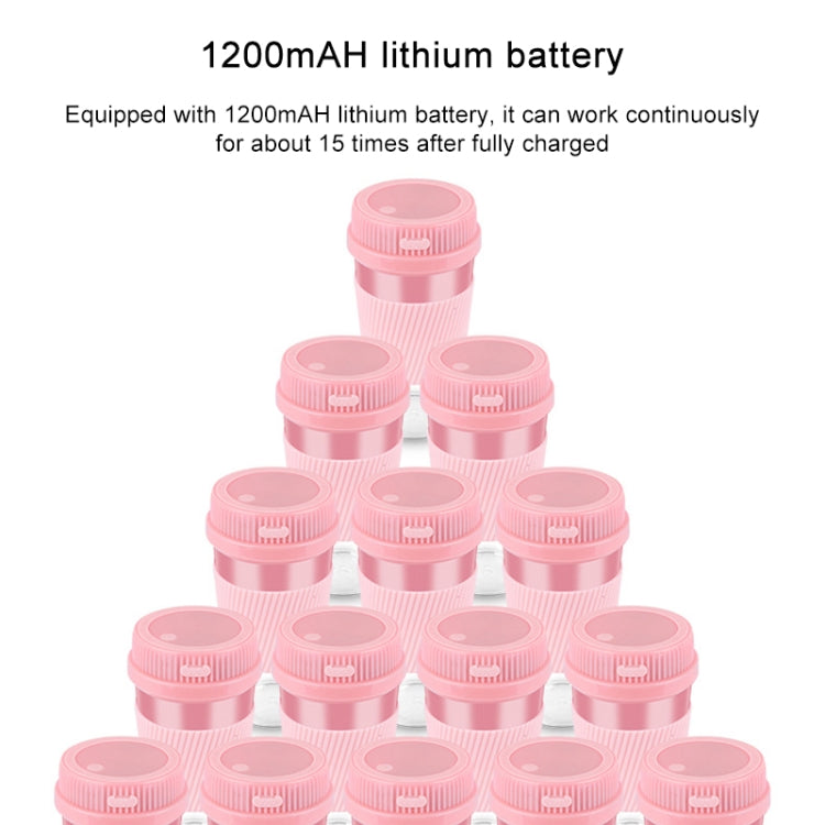 Portable USB Rechargeable Mini Household Electric Fruit Juicer(Pink) - HoMEdemic™ 