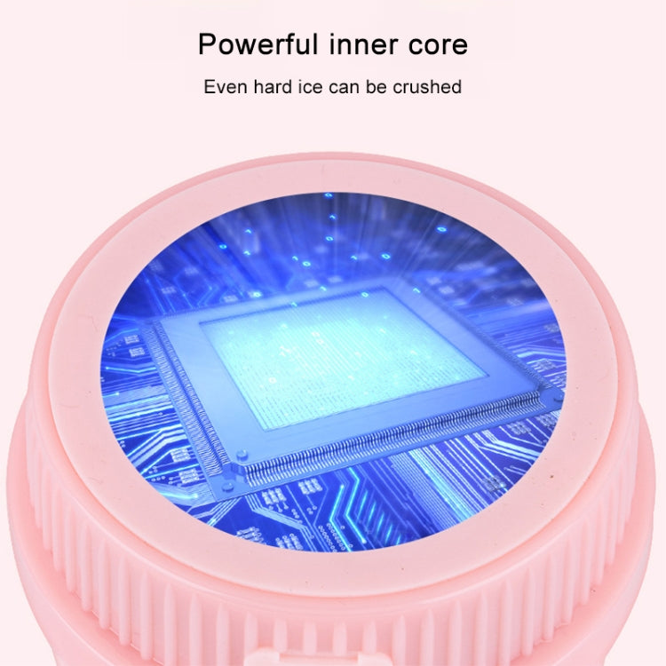 Portable USB Rechargeable Mini Household Electric Fruit Juicer(Pink) - HoMEdemic™ 