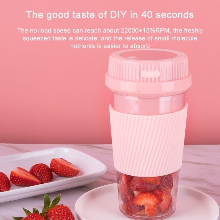 Portable USB Rechargeable Mini Household Electric Fruit Juicer(Pink) - HoMEdemic™ 
