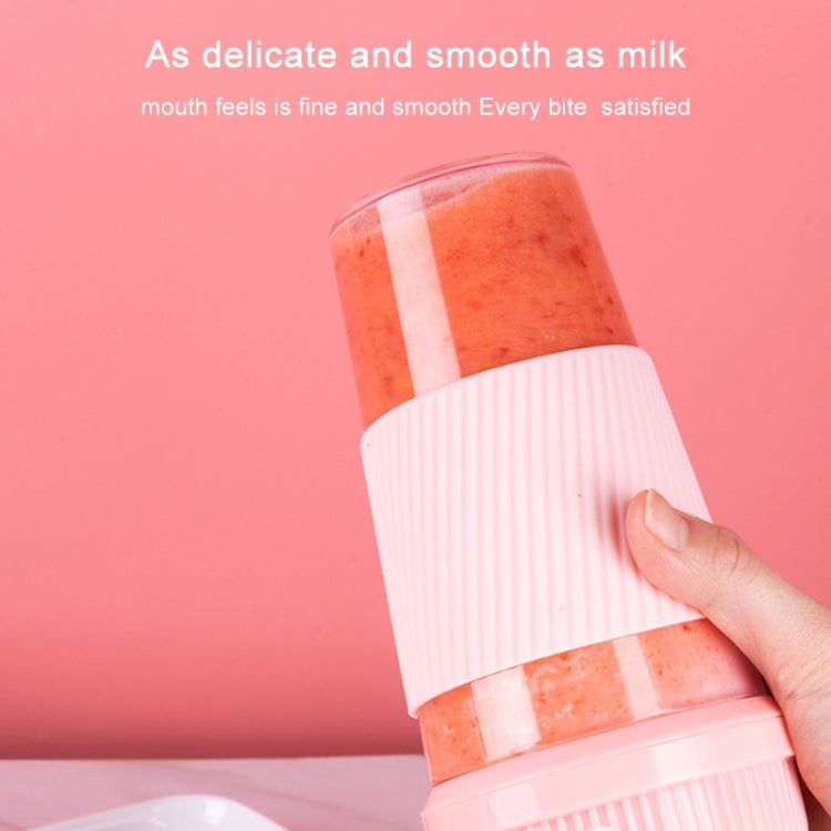 Portable USB Rechargeable Mini Household Electric Fruit Juicer(Pink) - HoMEdemic™ 