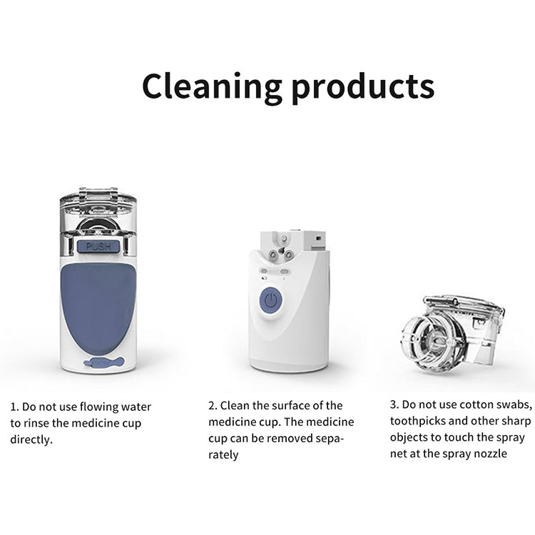 Portable Ultrasonic Nebulizer Mini Handheld Inhaler Respirator Health Care Home Machine Atomizer for Children - HoMEdemic™ 