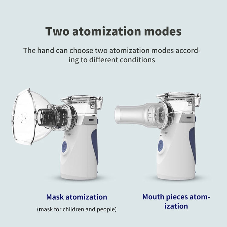 Portable Ultrasonic Nebulizer Mini Handheld Inhaler Respirator Health Care Home Machine Atomizer for Children - HoMEdemic™ 