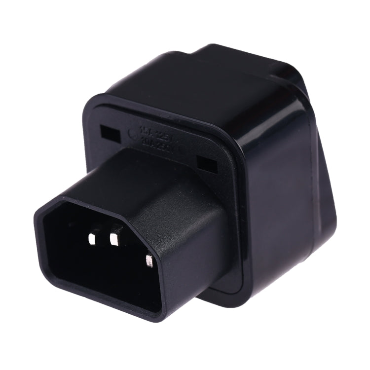 Portable Universal Socket to C14 Male Plug UPS PDU APC Computer Server Power Adapter Travel Charger, C14 Adapter, C14 Plug - HoMEdemic™ 