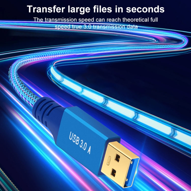 Printer / Hard Disk USB 3.0 Male to Female Extension Cable, Length:2m(Blue) - HoMEdemic™ 