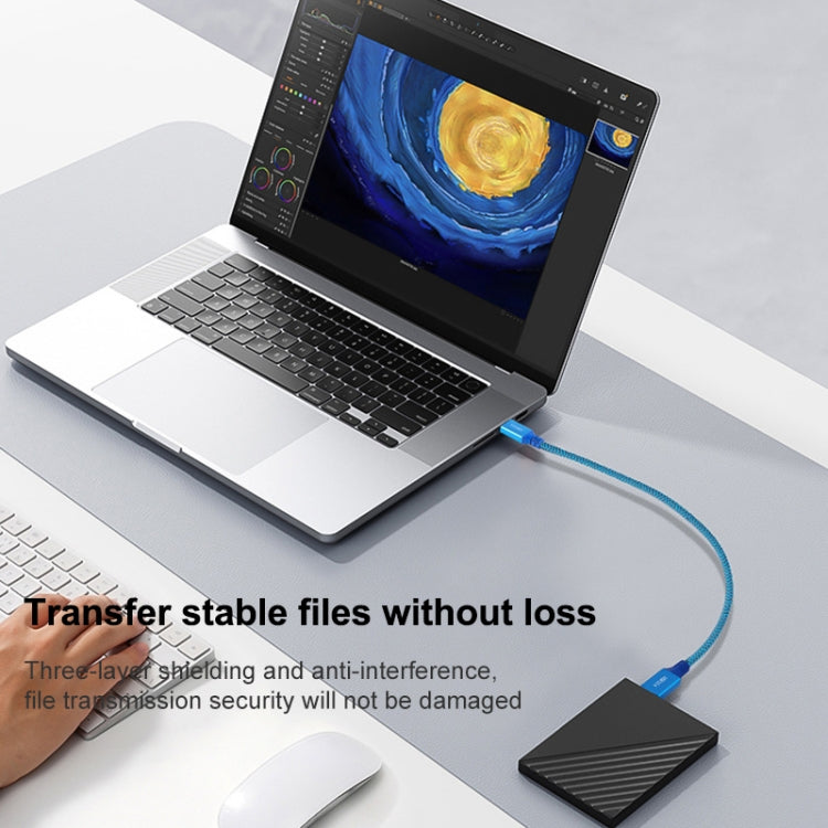 Printer / Hard Disk USB 3.0 Male to Male Connector Cable, Length:0.6m(Blue) - HoMEdemic™ 