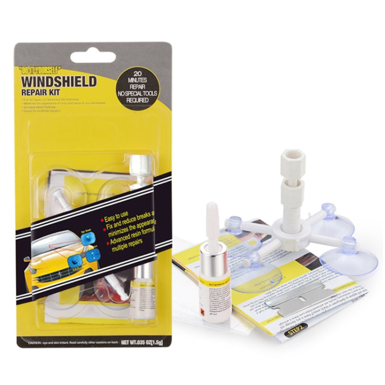 Professional Windscreen Repair Tool Paintless Dent Removal Car Window Windshield Repair Kit Chip Crack Auto Glass, Windscreen Repair Tool (White), Windscreen Repair Tool - HoMEdemic™ 