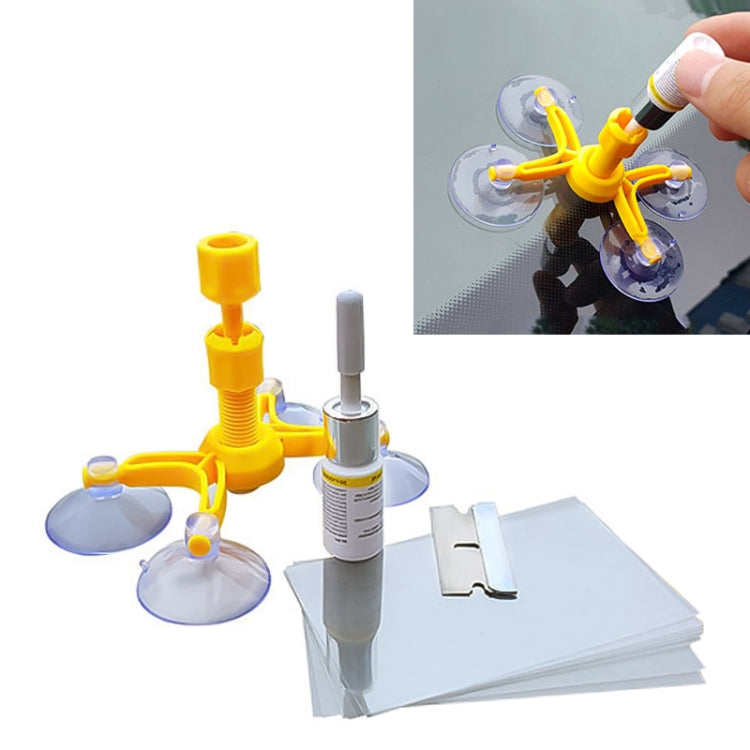 Professional Windscreen Repair Tool Paintless Dent Removal Car Window Windshield Repair Kit Chip Crack Auto Glass, Windscreen Repair Tool, Windscreen Repair Tool (White) - HoMEdemic™