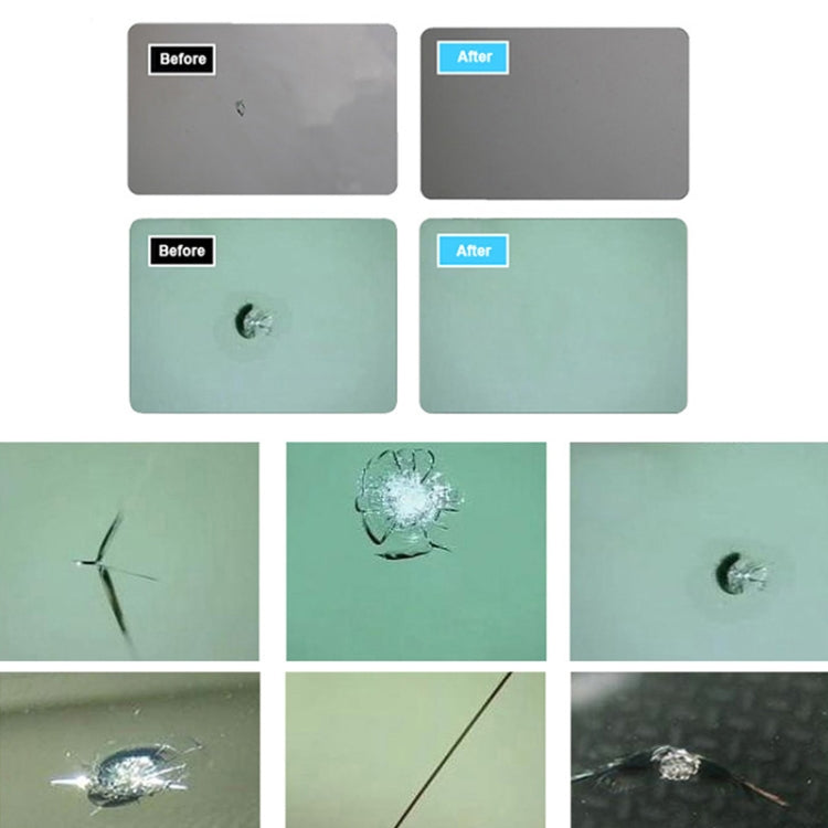 Professional Windscreen Repair Tool Paintless Dent Removal Car Window Windshield Repair Kit Chip Crack Auto Glass, Windscreen Repair Tool, Windscreen Repair Tool (White) - HoMEdemic™