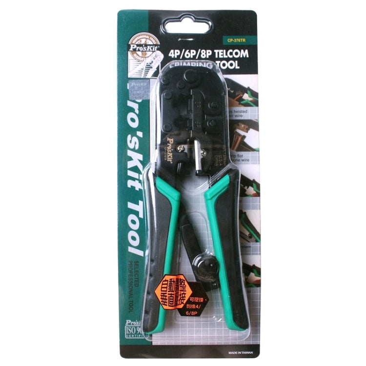 ProsKit CP-376TR 4P/6P/8P Three-Use Network Crimping Pliers - HoMEdemic™ 