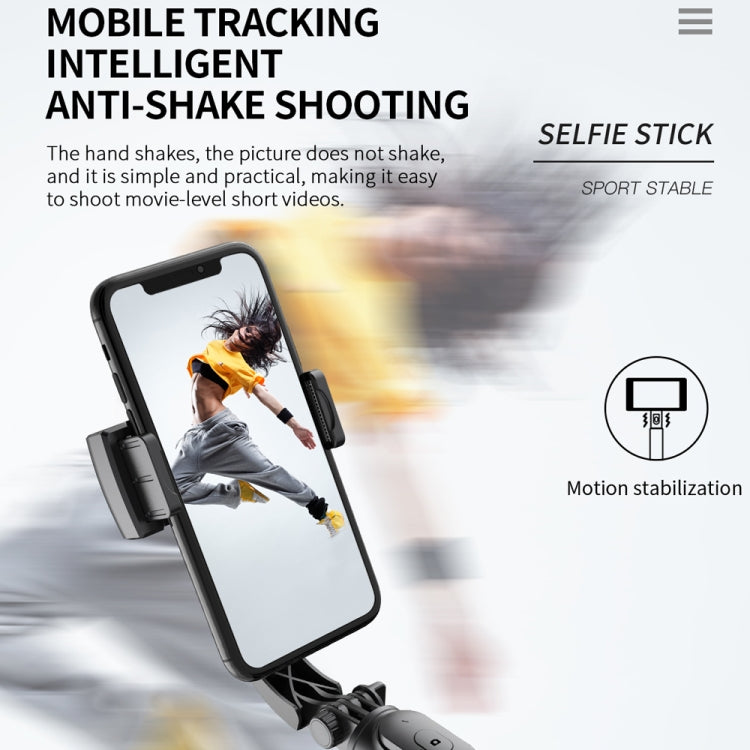 Q08 Gimbal Stabilizer Bluetooth Remote Control Tripod Selfie Stick, Q08 (Black), Q08 (White) - HoMEdemic™ 