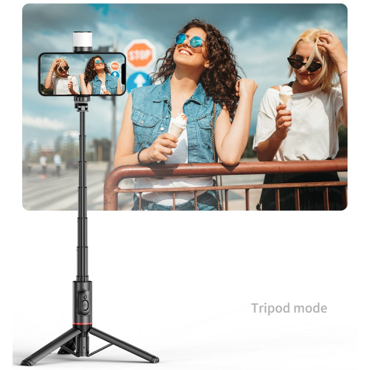 Q12s Bluetooth Remote Control Rotatable Fill Light Tripod Selfie Stick, Q12s - HoMEdemic™ 