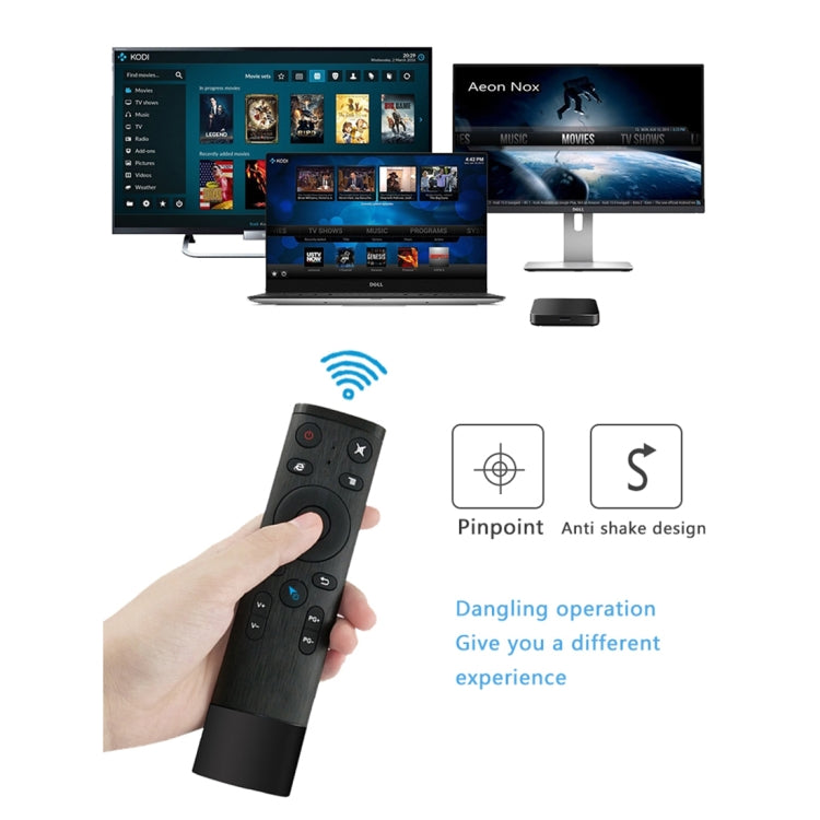 Q5 2.4G RF 3D Brushed Fashion Somatosensory Universal Air Mouse Remote Controller - HoMEdemic™ 