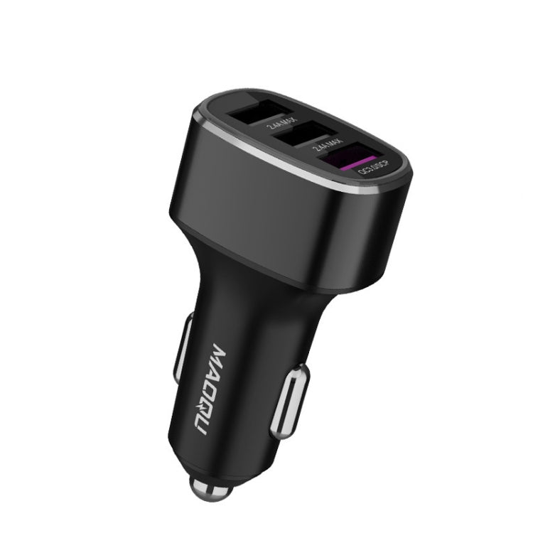QIAKEY GT680 3 USB Ports Fast Charge Car Charger(Black) - HoMEdemic™ 
