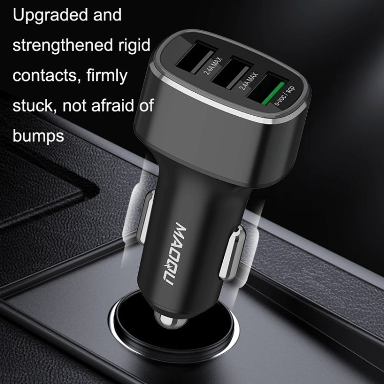 QIAKEY GT680 3 USB Ports Fast Charge Car Charger(Gray) - HoMEdemic™ 