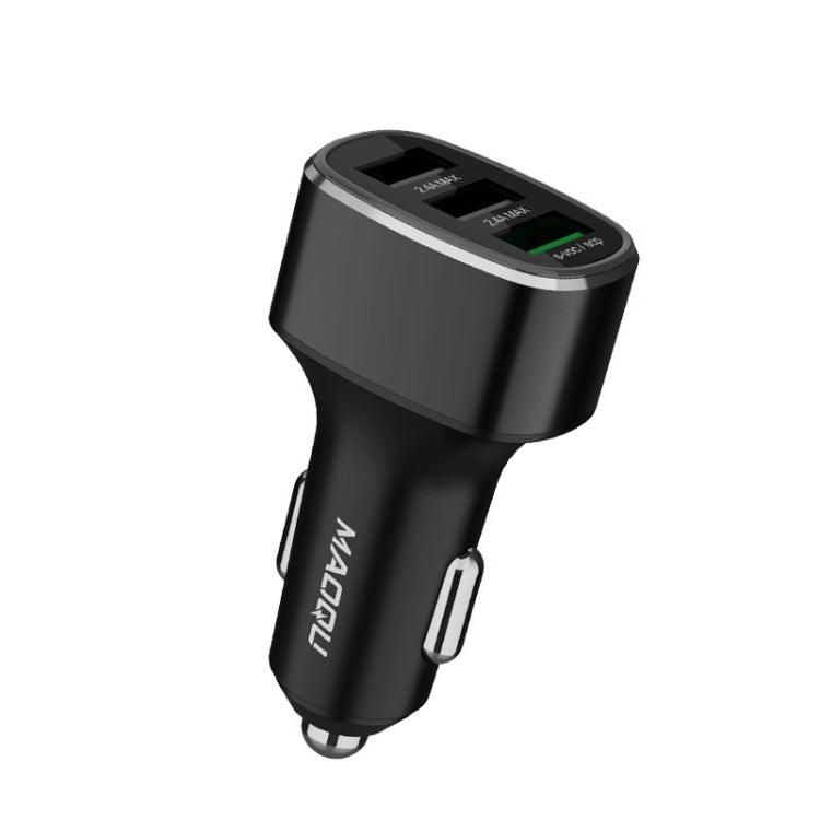 QIAKEY GT780 3 USB Ports Fast Charge Car Charger(Black) - HoMEdemic™ 
