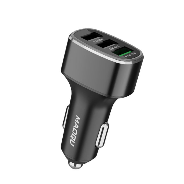 QIAKEY GT780 3 USB Ports Fast Charge Car Charger(Gray) - HoMEdemic™ 