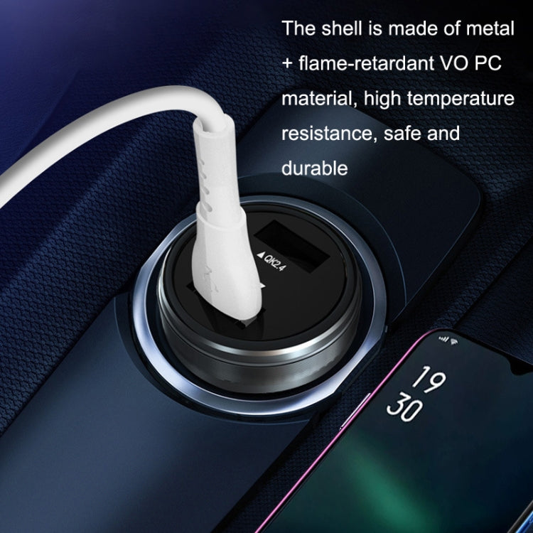 QIAKEY GX739 Dual USB Fast Charge Car Charger(Red) - HoMEdemic™ 