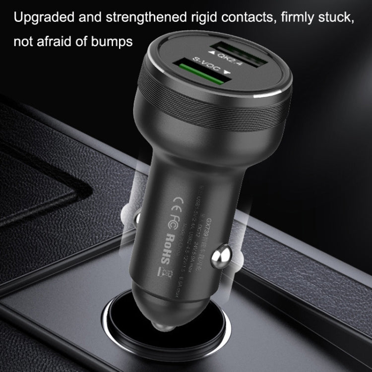 QIAKEY GX739 Dual USB Fast Charge Car Charger(Red) - HoMEdemic™ 