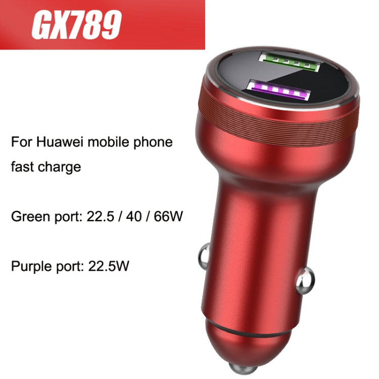 QIAKEY GX789 Dual USB Fast Charge Car Charger(Red) - HoMEdemic™ 