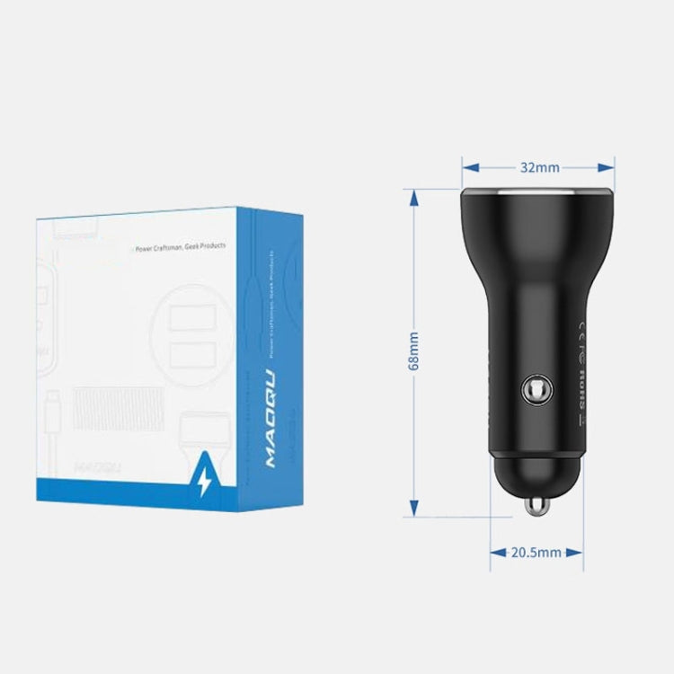 QIAKEY QK505L Dual Ports Fast Charge Car Charger(Black) - HoMEdemic™ 