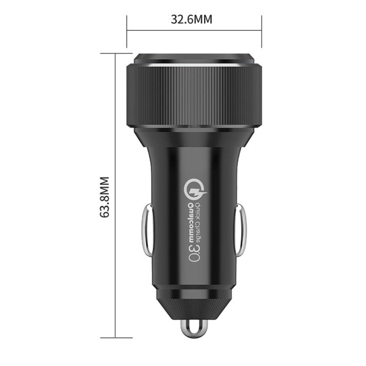 QIAKEY TM329 Dual Port Fast Charge Car Charger - HoMEdemic™ 