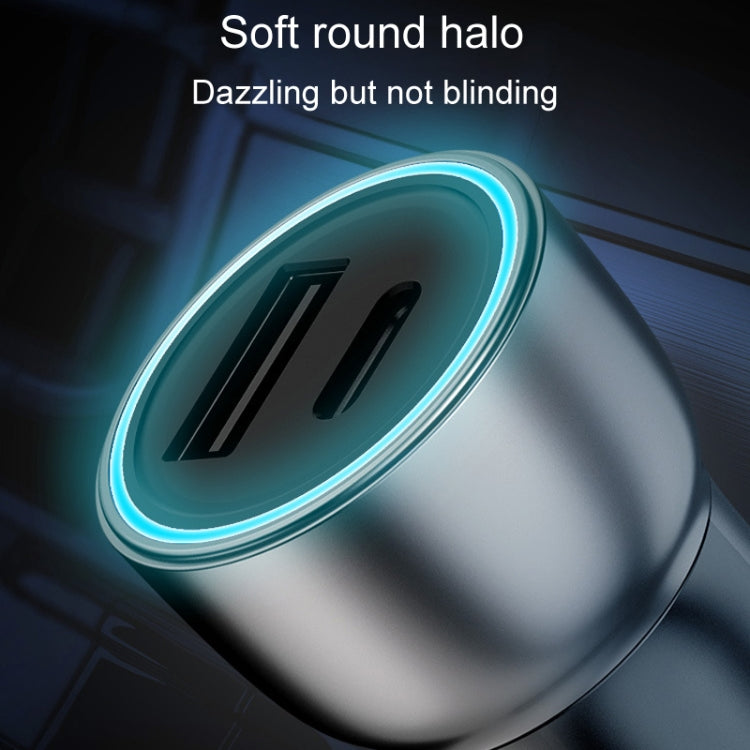 QIAKEY Vehicle Dual Port Fast Charging Charger One To Two Cigarette Lighter, Model: TK519 Coffee - HoMEdemic™ 