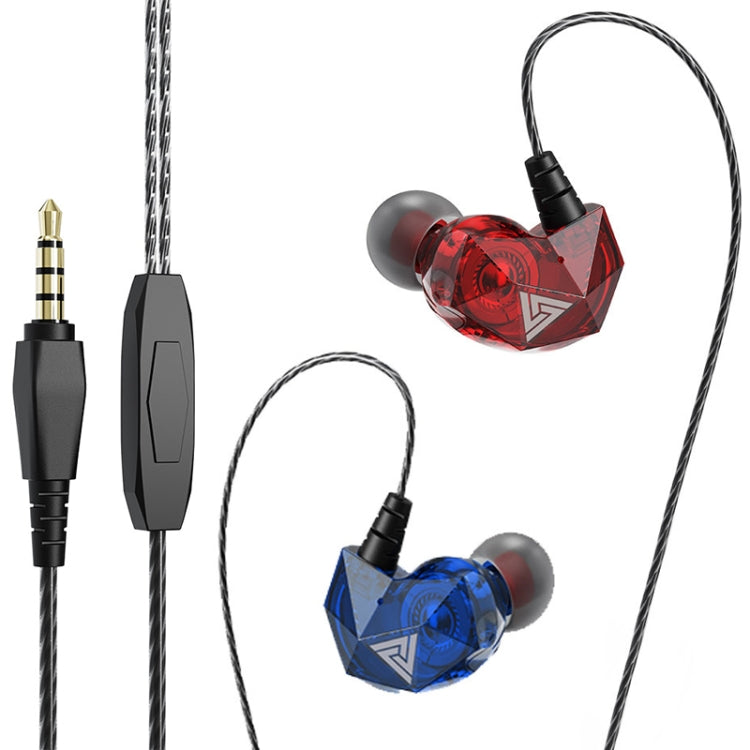 QKZ AK2 Sports In-ear Wired HiFi Sound Heavy Bass 3.5mm Earphone with Mic(Two-color) - HoMEdemic™ 