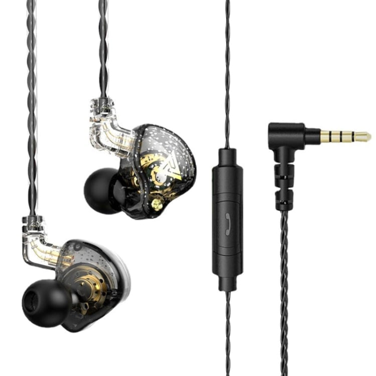 QKZ AK6 PRO HiFi Subwoofer In-Ear Wired Headphones with Mic(Black) - HoMEdemic™ 