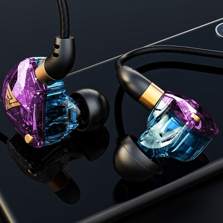 QKZ SK8 3.5mm Sports In-ear Dynamic HIFI Monitor Earphone with Mic(Colorful) - HoMEdemic™ 