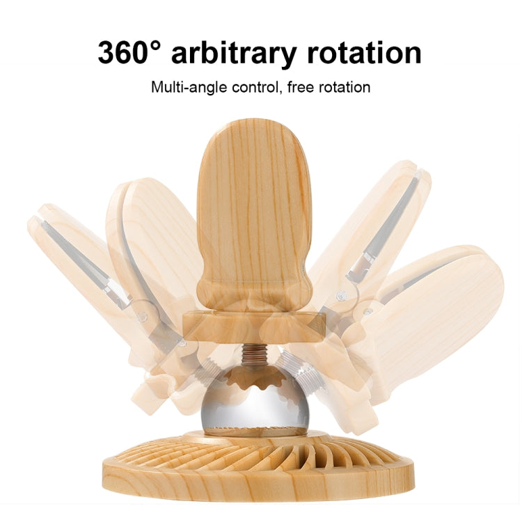 R-JUST HZ10 Small Whirlwind Magnetic Car Phone Holder (Wood) - HoMEdemic™ 