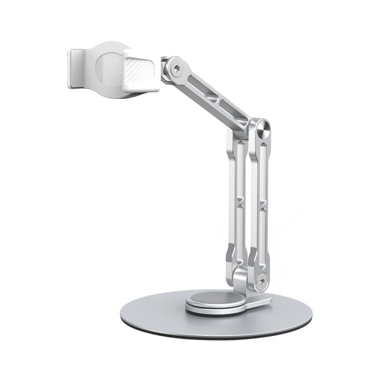 R-JUST HZ42 Clip Type Disc Rotating Phone Desktop Stand(Silver) - HoMEdemic™ 