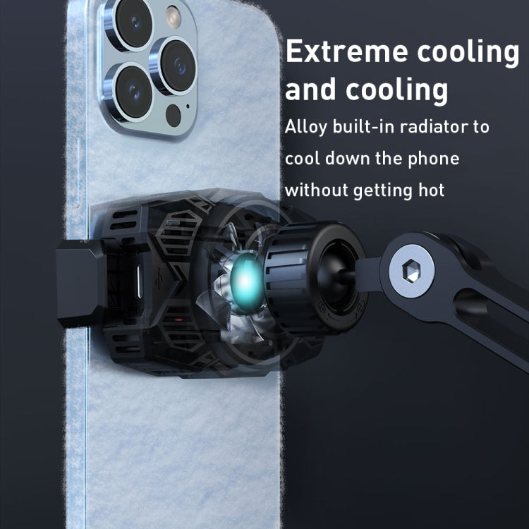 R-JUST HZ43 Cooling Rotating Live Phone Holder(Silver) - HoMEdemic™ 