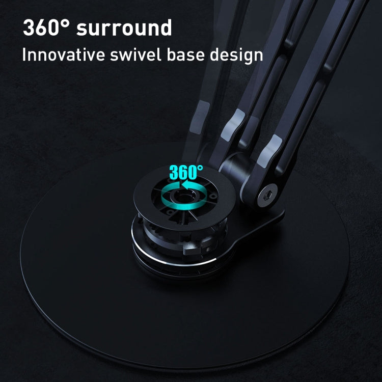 R-JUST HZ43 Cooling Rotating Live Phone Holder(Silver) - HoMEdemic™ 