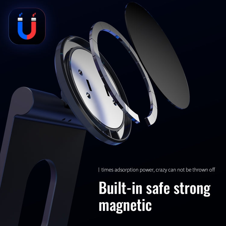 R-JUST SJ18 Square Desktop Magnetic Holder(Silver) - HoMEdemic™ 