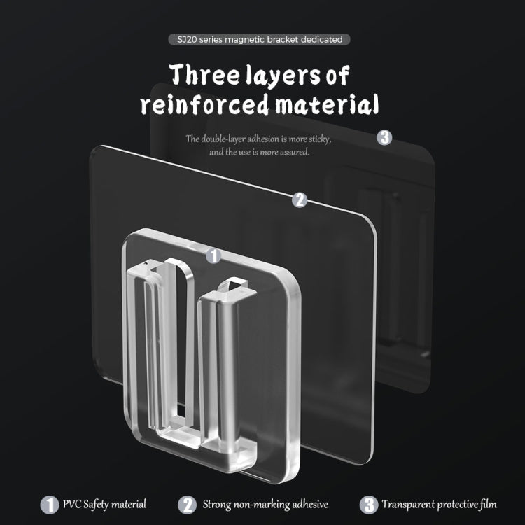 R-JUST SJ20-1 Aluminum Alloy Magnetic Bottle Opener Cellphone Holder With No Trace Sticker (Black) - HoMEdemic™ 