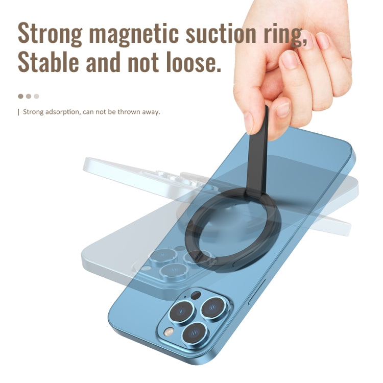 R-JUST SJ20 Magnetic Back Sticker Phone Holder for iPhone 14 & 13 & 12 Series(Black) - HoMEdemic™ 
