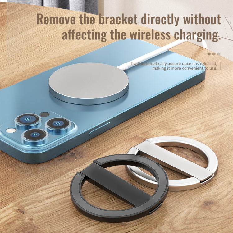 R-JUST SJ20 Magnetic Back Sticker Phone Holder for iPhone 14 & 13 & 12 Series(Black) - HoMEdemic™ 