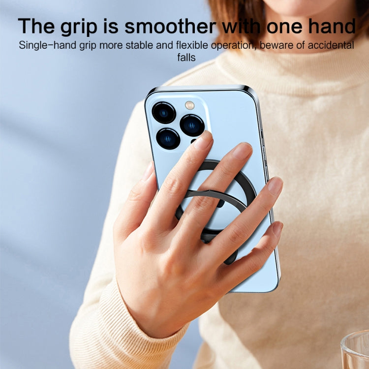 R-JUST SJ35 Ultra-thin Alloy Magnetic Adhesive Phone Holder(Silver) - HoMEdemic™ 