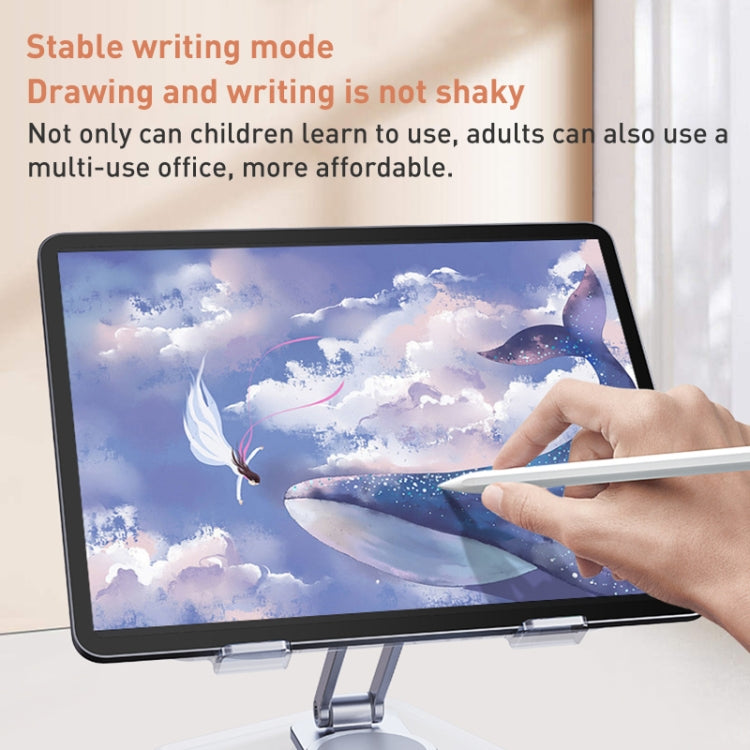 R-JUST T632 Acrylic 360 Degree Rotating Desktop Tablet Stand (Transparent) - HoMEdemic™ 