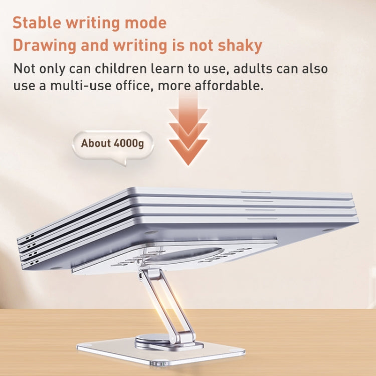 R-JUST T632 Acrylic 360 Degree Rotating Desktop Tablet Stand (Transparent) - HoMEdemic™ 