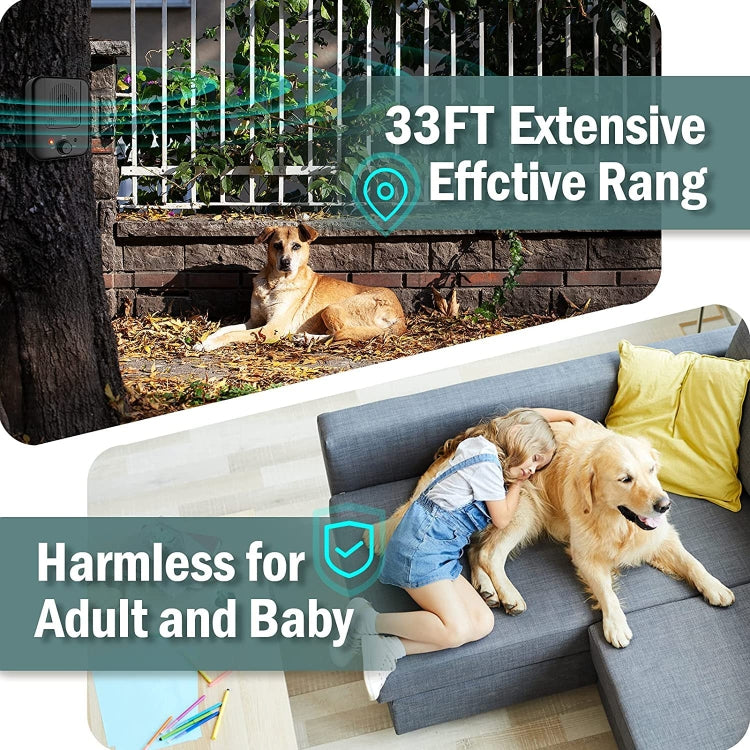 RC-309 Bark Control Devices Defer Nuisance Barking(Black) - HoMEdemic™ 
