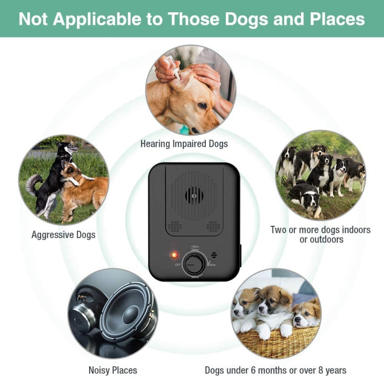 RC-309 Bark Control Devices Defer Nuisance Barking(Black) - HoMEdemic™ 