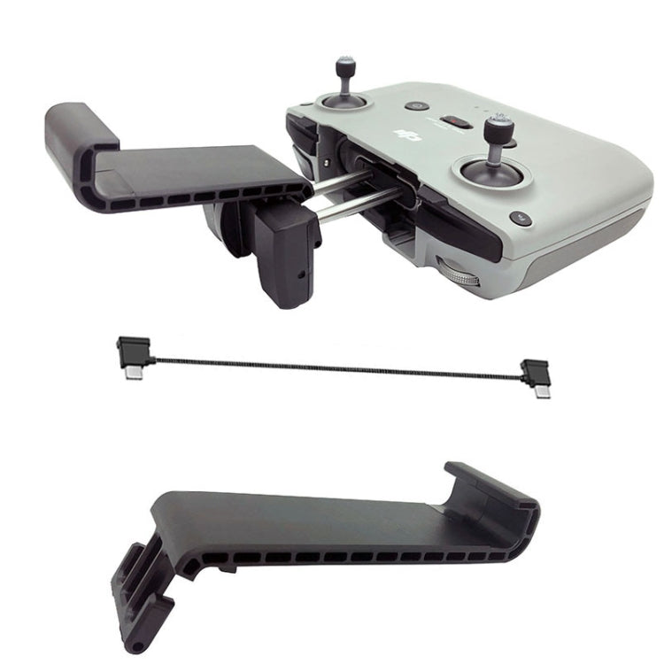 RC Tablet Extension Bracket For DJI Mavic 3 / Air 2 / Air 2S / Mini 2, Style: Large+Type-c Line - HoMEdemic™ 